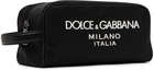 Dolce & Gabbana Black Logo Toiletry Bag