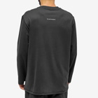 AFFXWRKS Men's Long Sleeve Standardised Pocked T-Shirt in Black