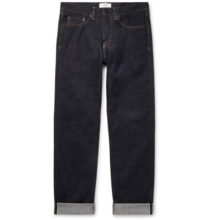 Photo: Mr P. - Straight-Leg Selvedge Jeans - Blue