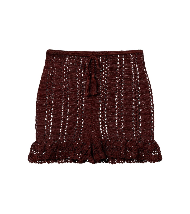 Photo: Anna Kosturova Crochet cotton shorts