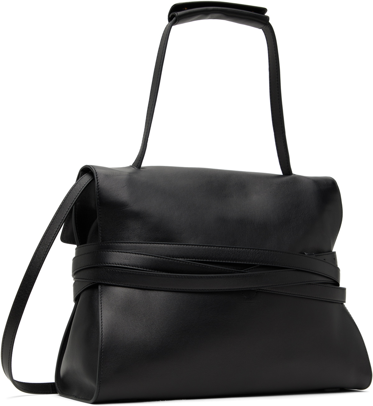 Moschino Black 'Moschino Tie Me' Medium Bag