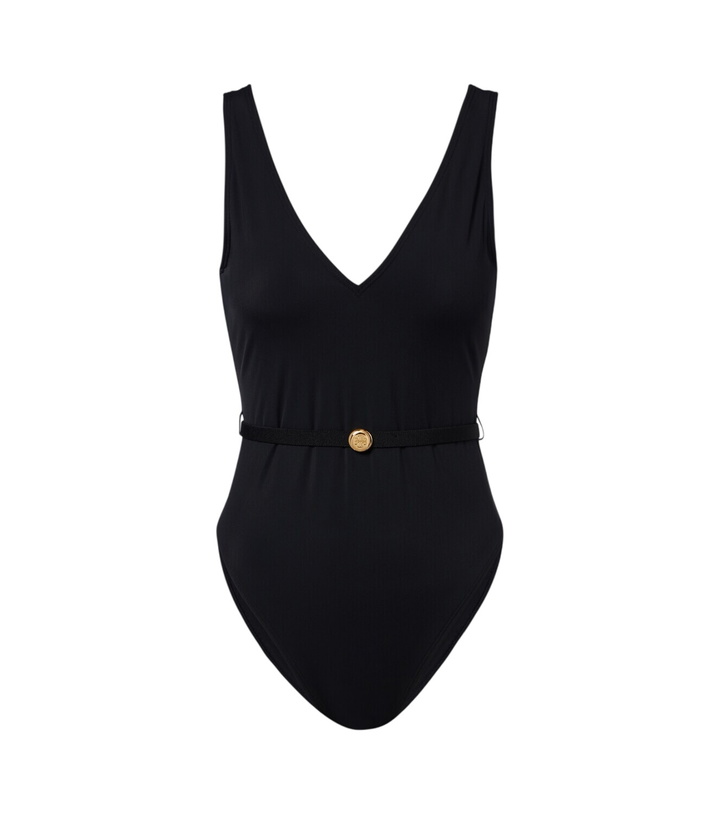Photo: Tory Burch Double T belted swimsuit
