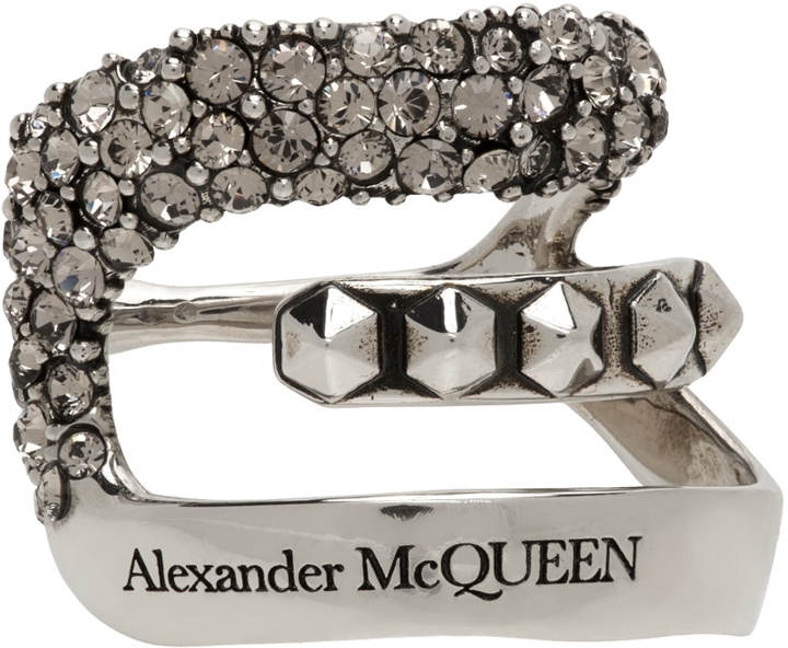 Photo: Alexander McQueen Silver Pave Ear Cuff