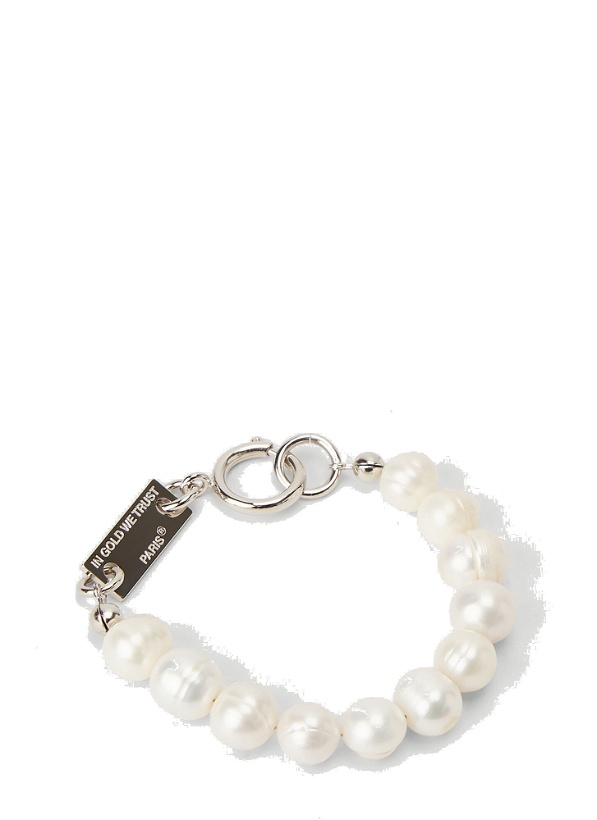 Photo: Bold Pearl Bracelet in White