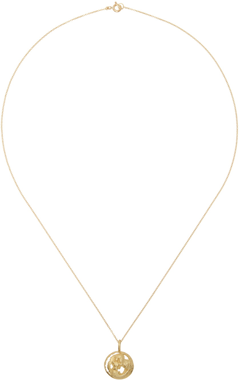 ELHANATI Gold Star Sign Virgo Necklace