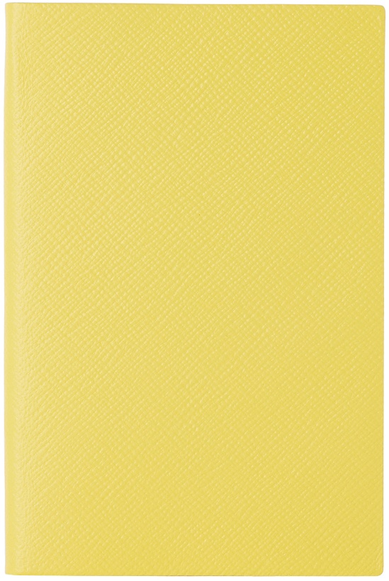 Photo: Smythson Yellow Panama Chelsea Notebook
