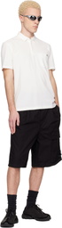 C.P. Company Black Micro-Reps Boxy Lens Shorts