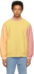 Levi's Vintage Clothing Yellow & Orange Central StationDesign Edition Fleece Jacket
