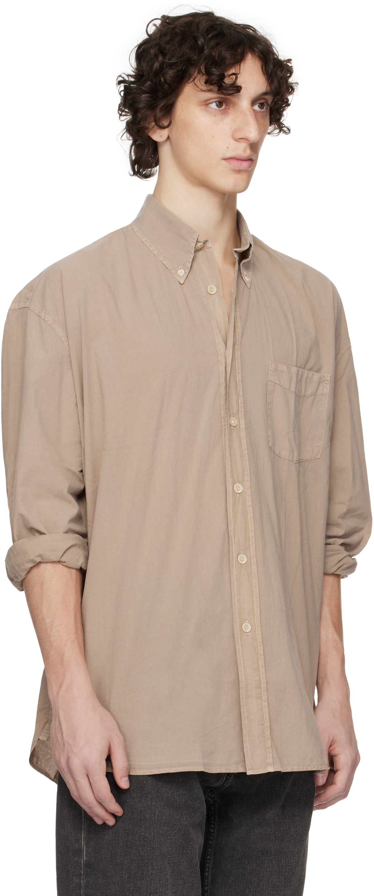 OUR LEGACY Pink Borrowed BD Shirt Our Legacy