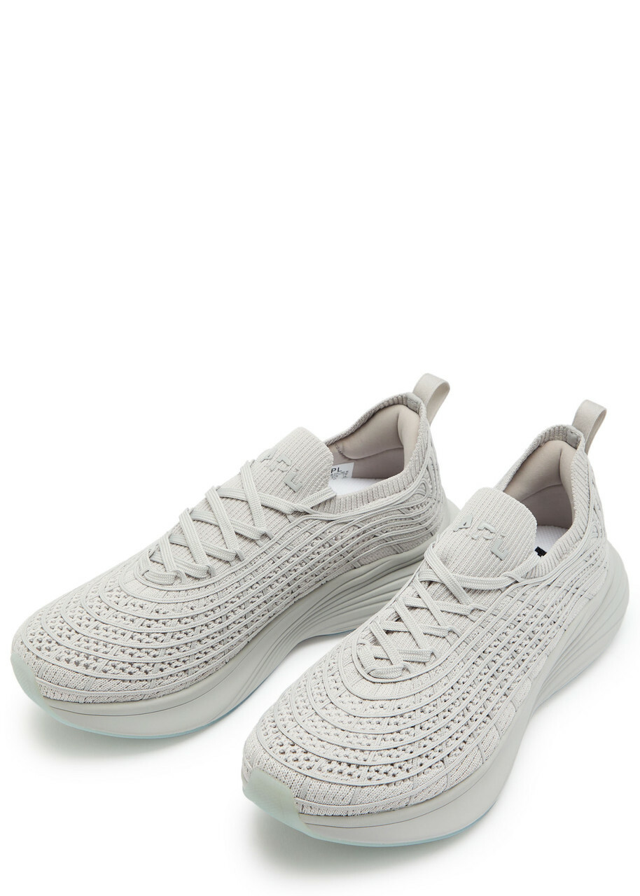 Athletic Propulsion Labs Techloom Zipline Embroidered Knit Sneakers Grey