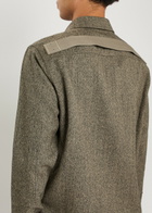 Rick Owens Wool Overshirt Black