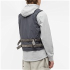 Ten C Men's Multi Pocket Vest in Grey Smog