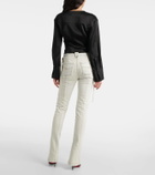 Blumarine Mid-rise slim jeans