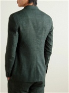 Mr P. - Virgin Wool, Silk and Linen-Blend Suit Jacket - Green