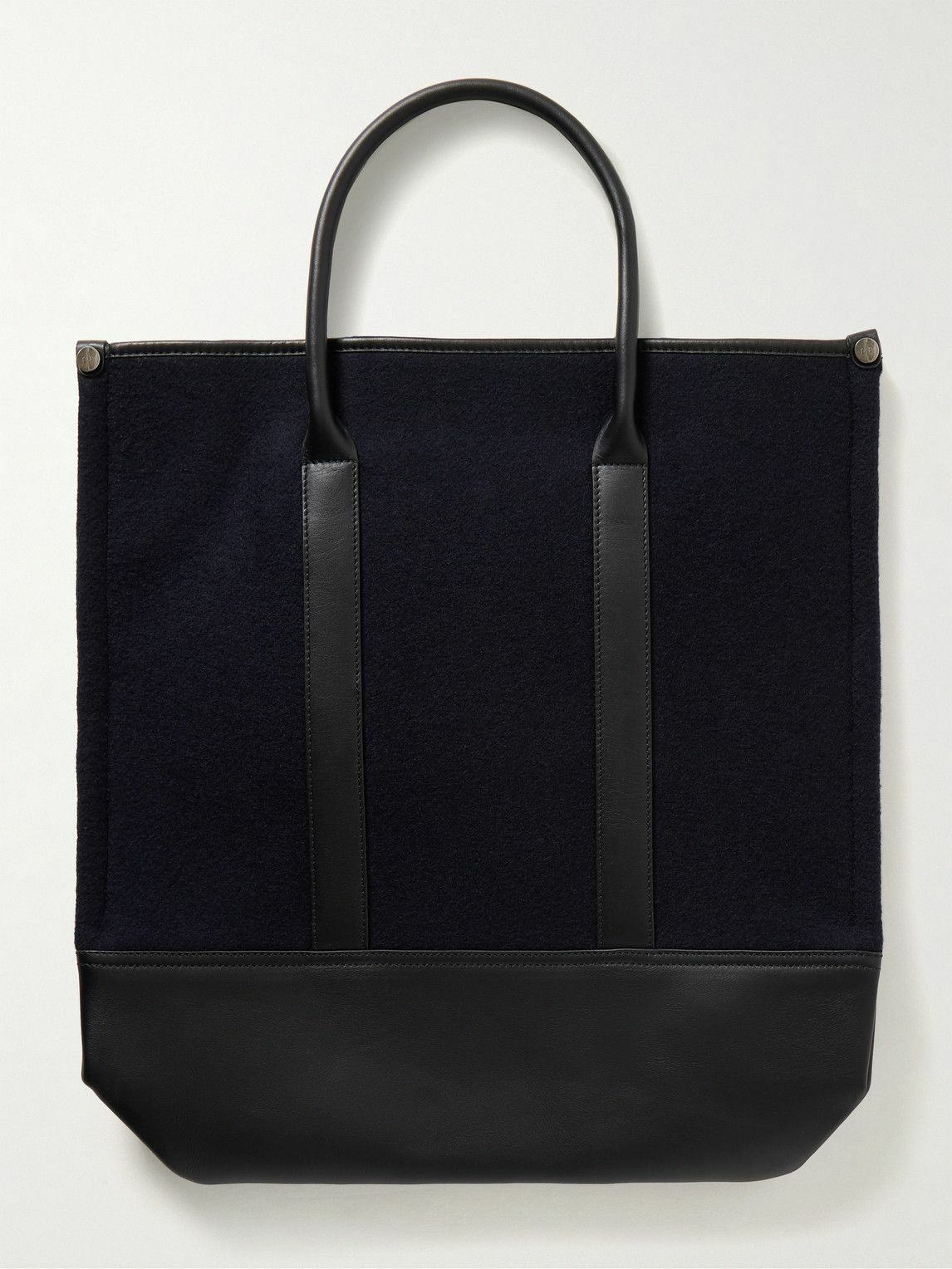 Loro Piana - Beam Small Leather-Trimmed Cashmere Tote Bag