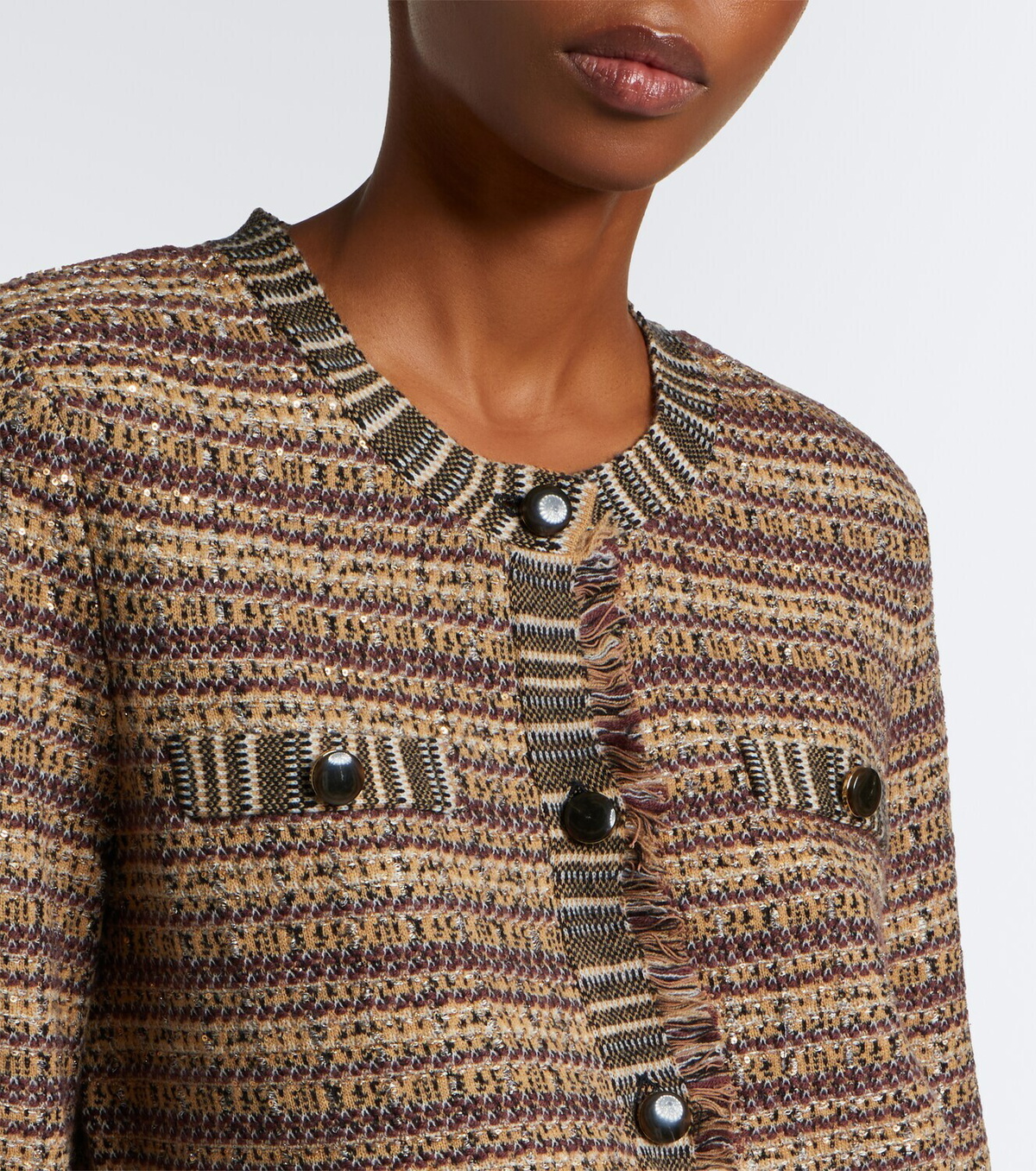 Veronica Beard Sariyah cropped tweed jacket