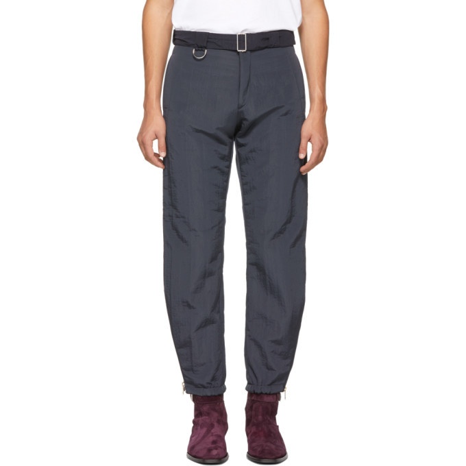 Photo: Paul Smith Navy Lined Zip Trousers
