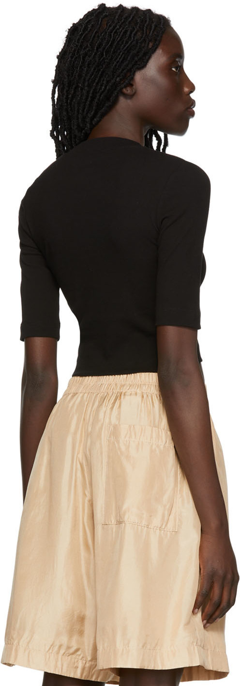 Rosetta Getty Black Cotton T-Shirt