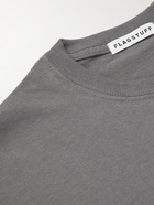 FLAGSTUFF - Printed Cotton-Jersey T-Shirt - Gray