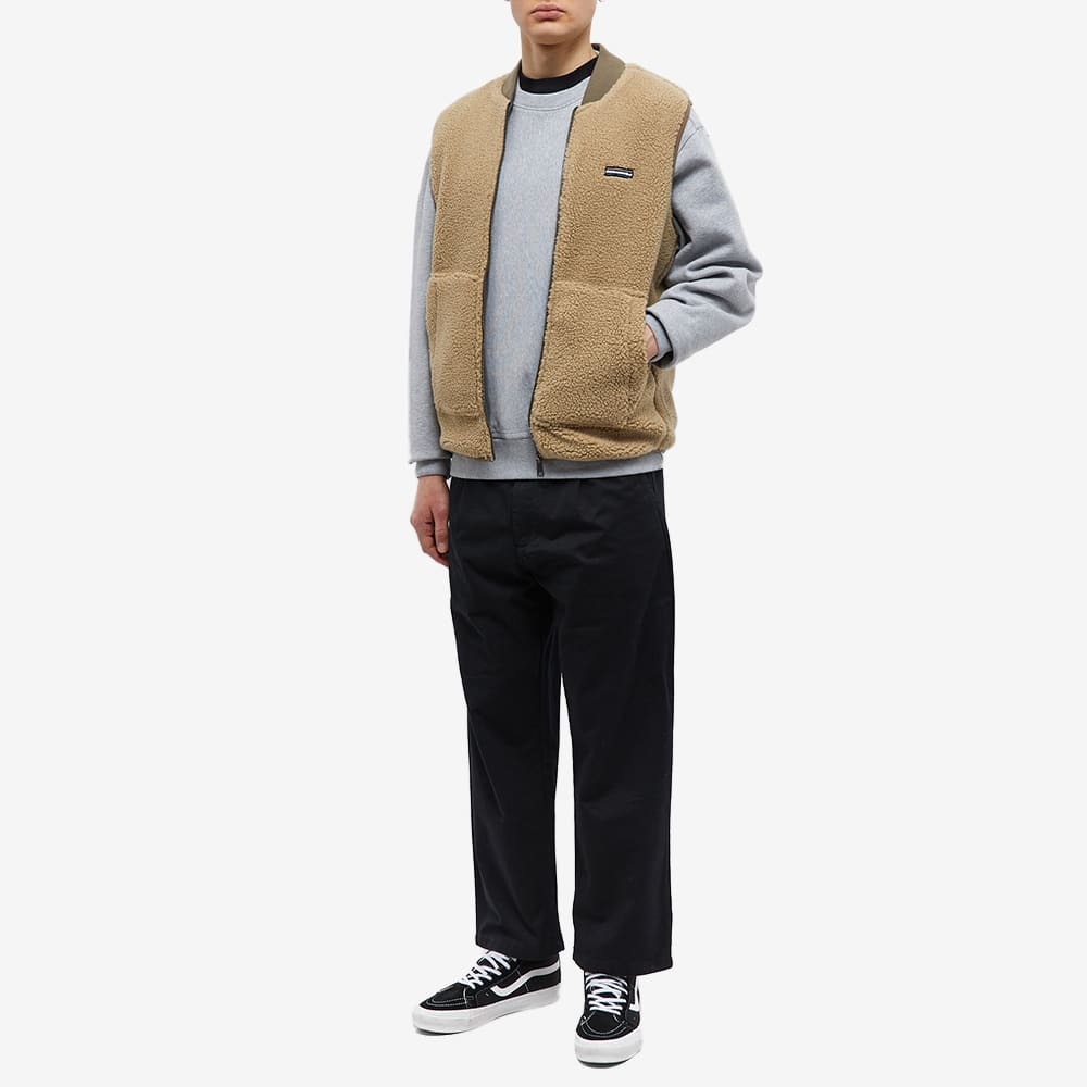 thisisneverthat Men s Sherpa Fleece Vest in Beige thisisneverthat