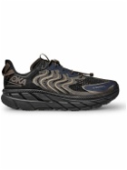 Hoka One One - Satisfy Clifton LS Rubber-Trimmed Mesh Sneakers - Black