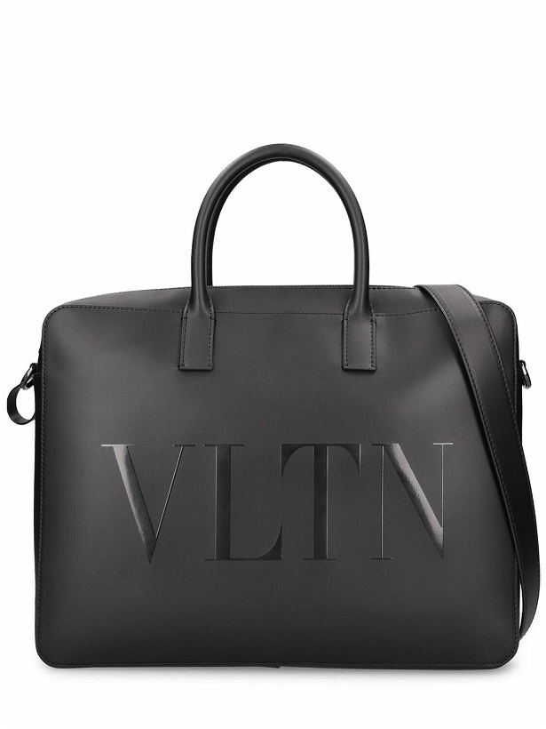 Photo: VALENTINO GARAVANI - Vltn Leather Brief Case
