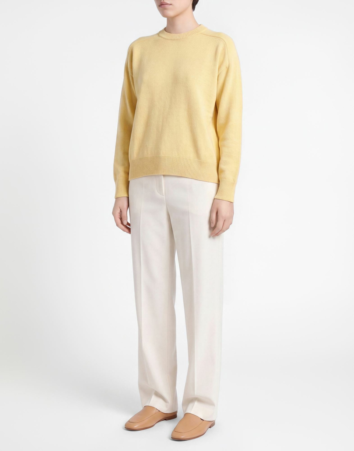 Roberto Collina Womens Sweater in Yellow