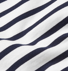 Mr P. - Striped Cotton-Jersey T-Shirt - Men - Navy