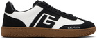 Balmain Black & White Swan Sneakers