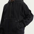 Dime Men's Hooded Denim Jacket in Black