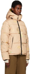The Very Warm Tan Hooded Puffer Jacket