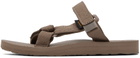Teva Brown Universal Slides