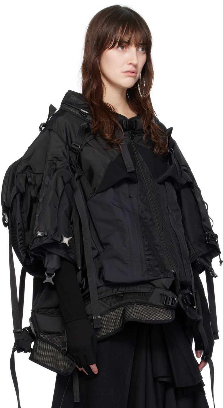 ジャケット・アウター epine pleats frill jacket black epine pleats frill jacket black