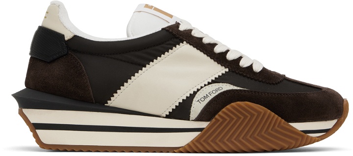 Photo: TOM FORD Brown James Sneakers