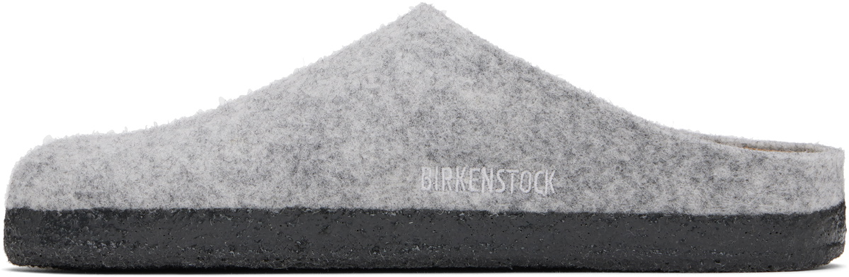 Birkenstock Gray Narrow Zermatt Slippers