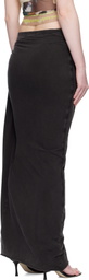Ottolinger Black Slitted Maxi Skirt