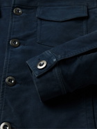 Incotex - Cotton-Moleskin Jacket - Blue