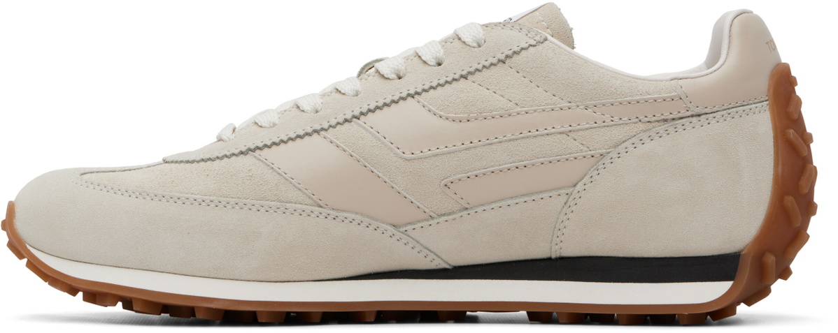 TOM FORD Off-White Suede Mick Sneakers