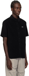 Dime Black Button Shirt