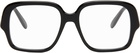 LOEWE Brown Square Slim Glasses