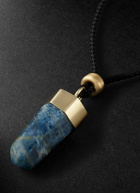 Jacquie Aiche - Gold, Chrysocolla and Cord Necklace
