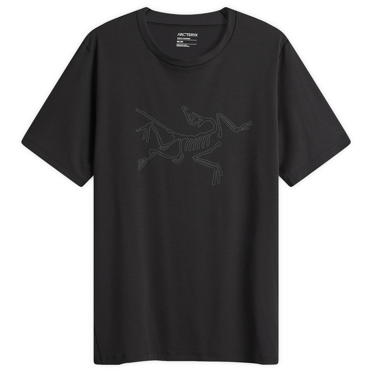 Arc'teryx Men's Norvan Downword Logo T-Shirt in Black Arc'teryx