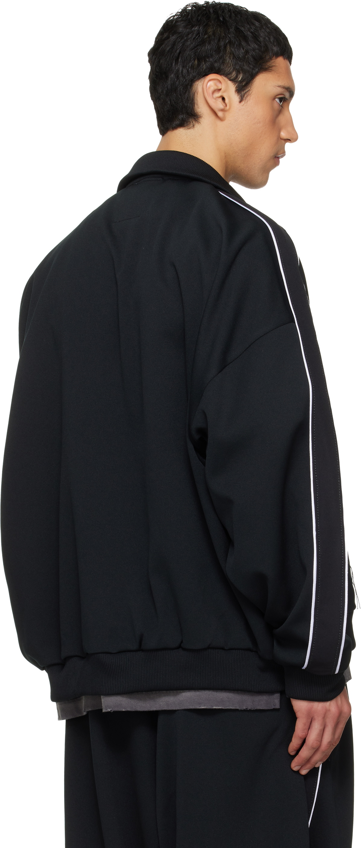 Maison MIHARA YASUHIRO Black Amateur Sewn Like Track Jacket