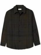 LEMAIRE - Checked Twill Shirt - Brown