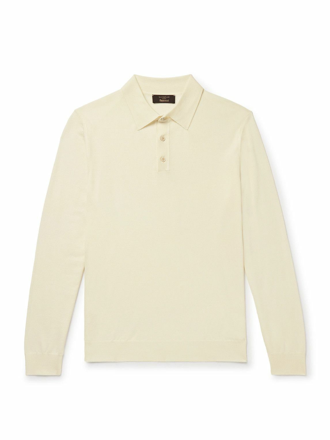 Incotex - Zanone Slim-Fit Flexwool Polo Shirt - Neutrals