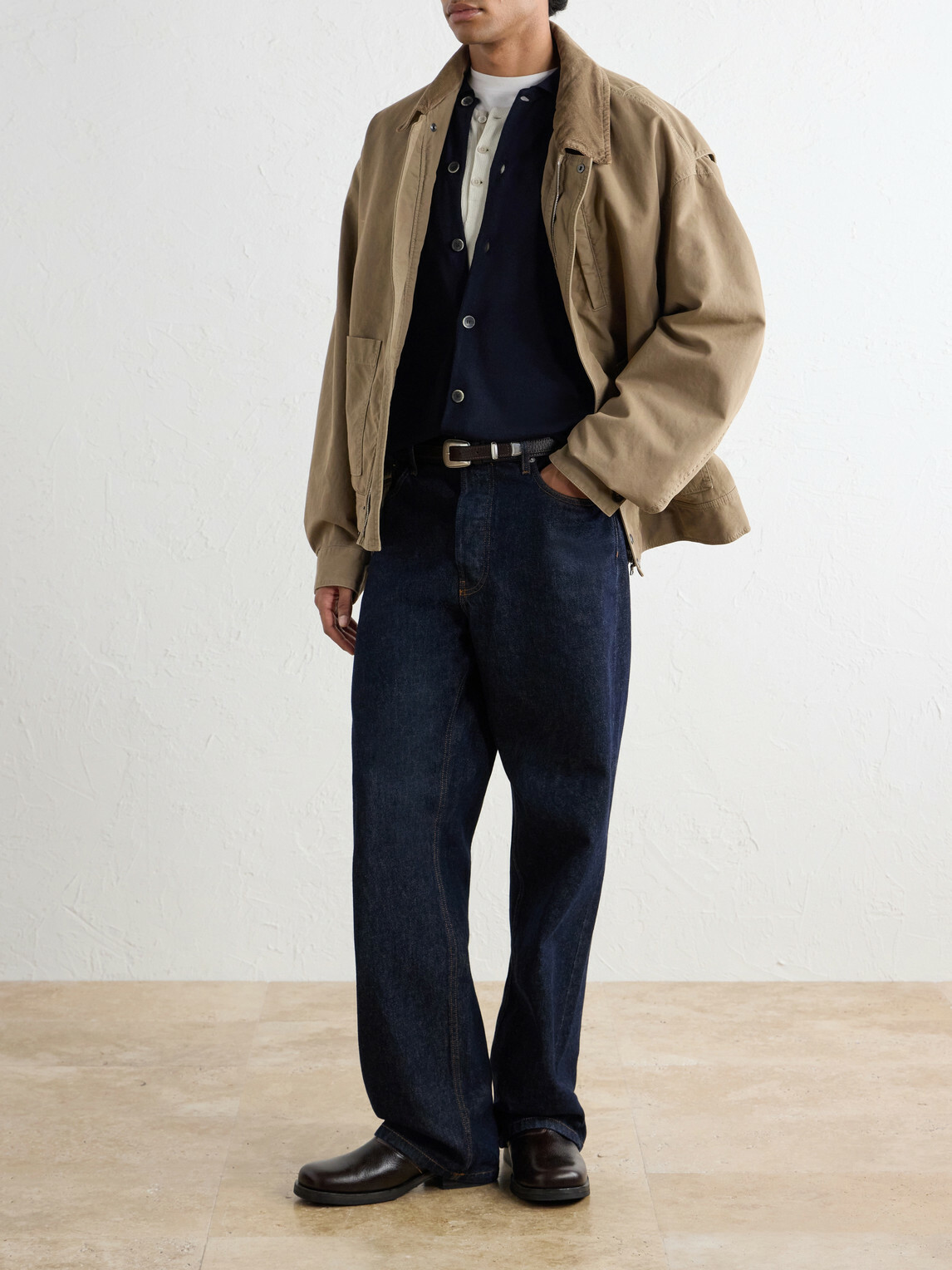 Altea - Virgin Wool Cardigan - Blue