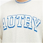 Autry Men's Embossed Outline Logo Crew Sweat in Melange