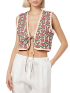 MC2 Saint Barth Woman Embroidered Padded Vest