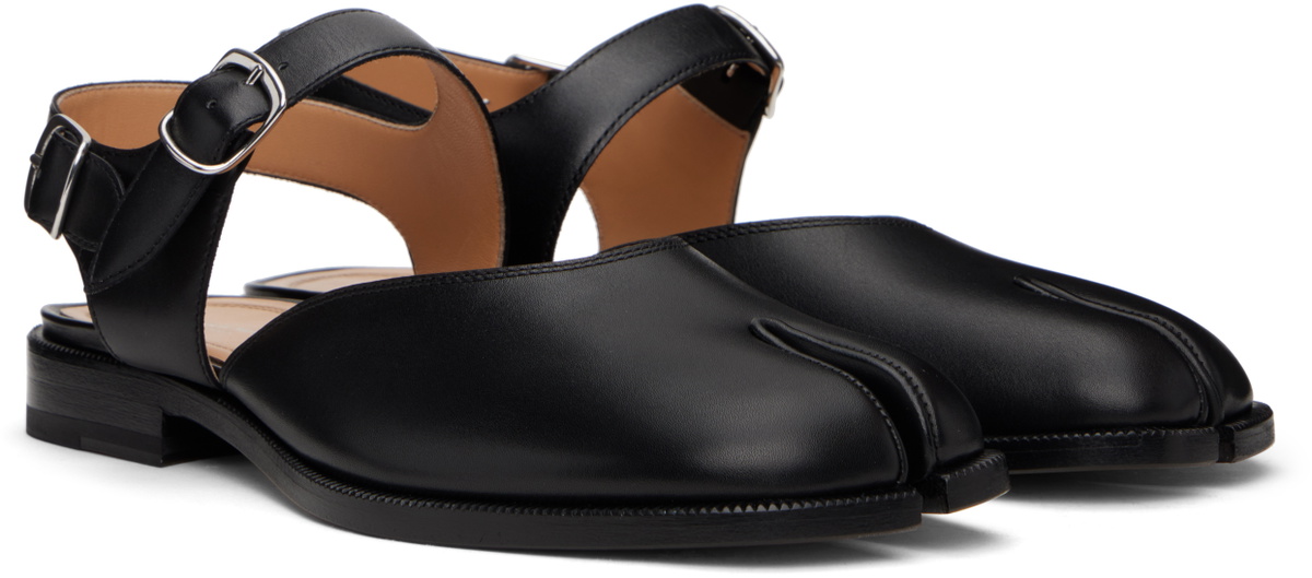Maison Margiela Black Tabi Sandal Loafers