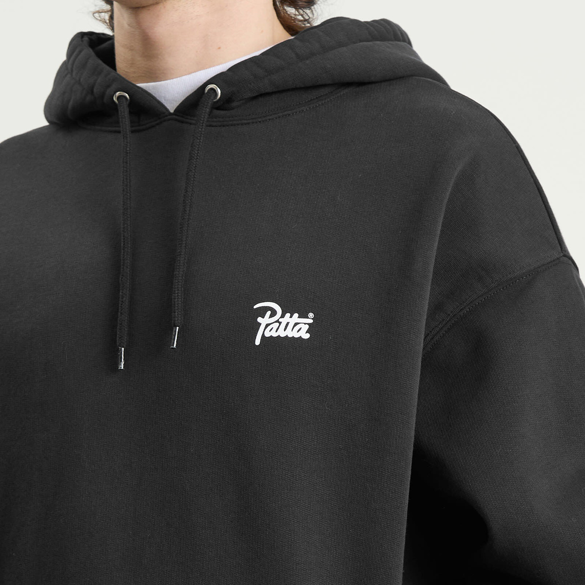 Patta Men's Embroidered Fire Panther Hoodie in Black